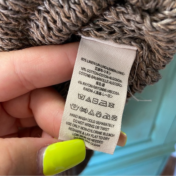 Free people oversized boho knit sleeveless top - Picture 5 of 6